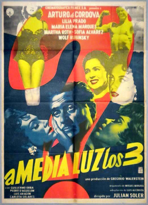 A media luz los tres (1958)